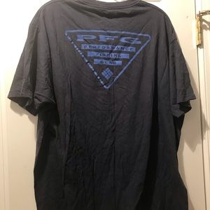 Columbia PFG Navy Blue T-shirt Size XL
